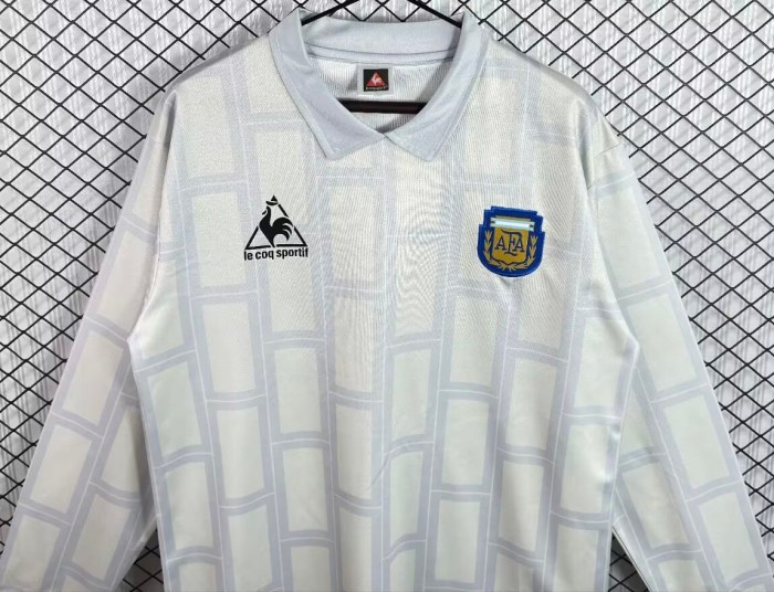 1986  Argentina Goalkeeper Long sleeves Retro Soccer Jersey