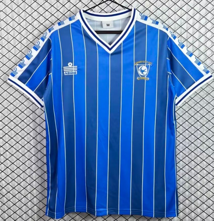 1985-1987 Cardiff City Home Retro Soccer Jersey
