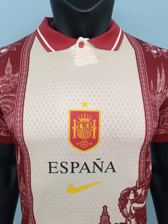 26-27 Spain Special Edition Player Version Soccer Jersey