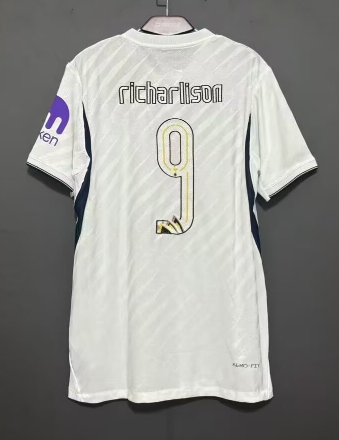 26-27 TOT Home Embroidered Version Fans Soccer Jersey