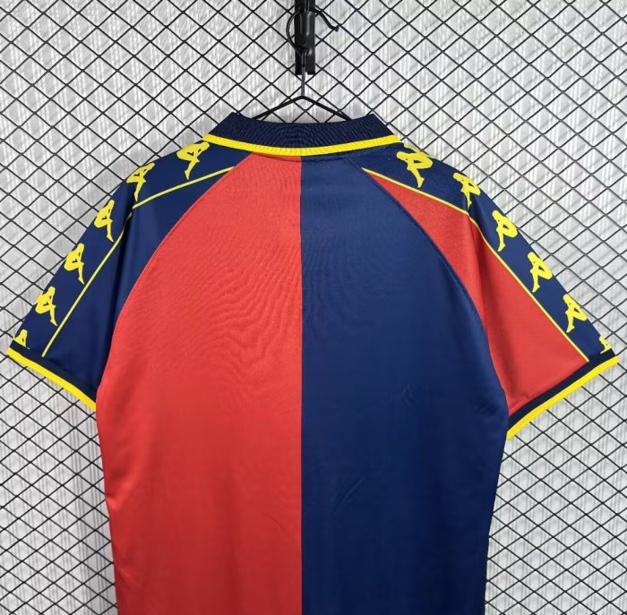 1999-2000 Genoa Home Retro Soccer Jersey