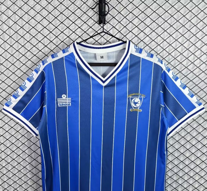 1985-1987 Cardiff City Home Retro Soccer Jersey