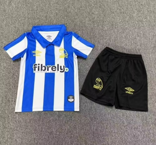 26-27 Sheffield Wednesday Home Kids Soccer Jersey