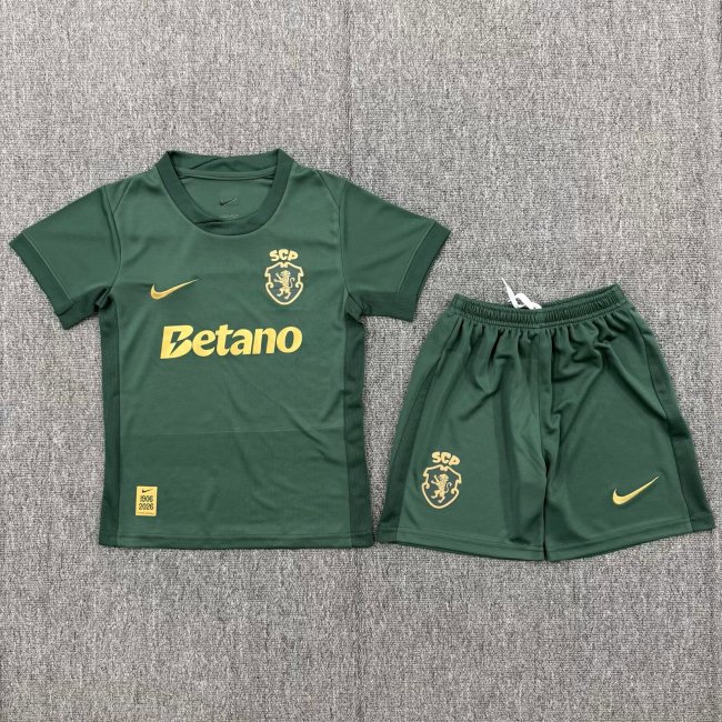 26-27 Sporting Lisbon 120th Anniversary Edition Kids Soccer Jersey