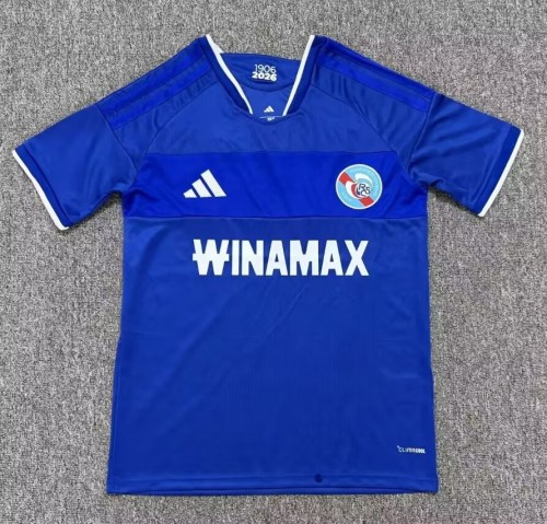 26-27 Strasbourg Home Fans Soccer Jersey