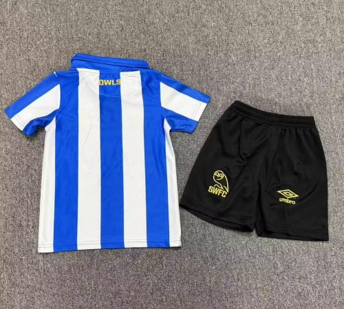26-27 Sheffield Wednesday Home Kids Soccer Jersey