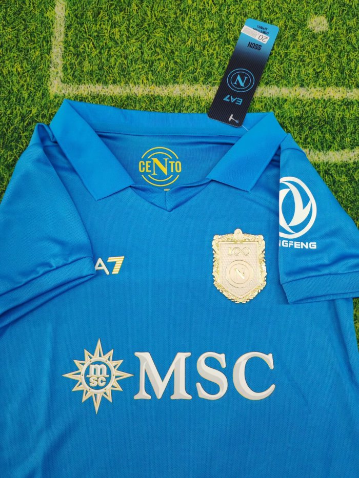 26-27 Napoli Home Kids Soccer Jersey