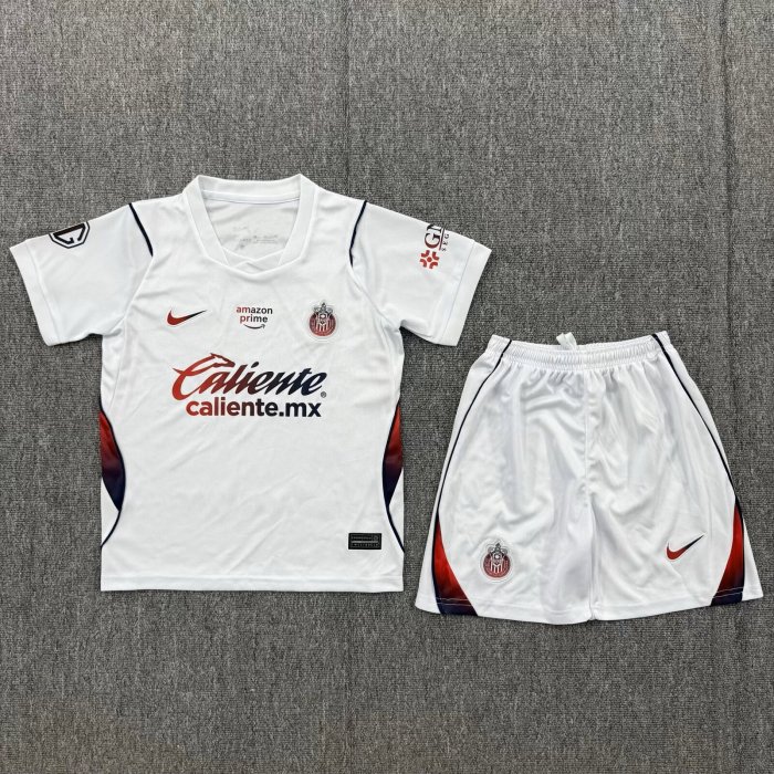 26-27 Chivas Away Kids Soccer Jersey