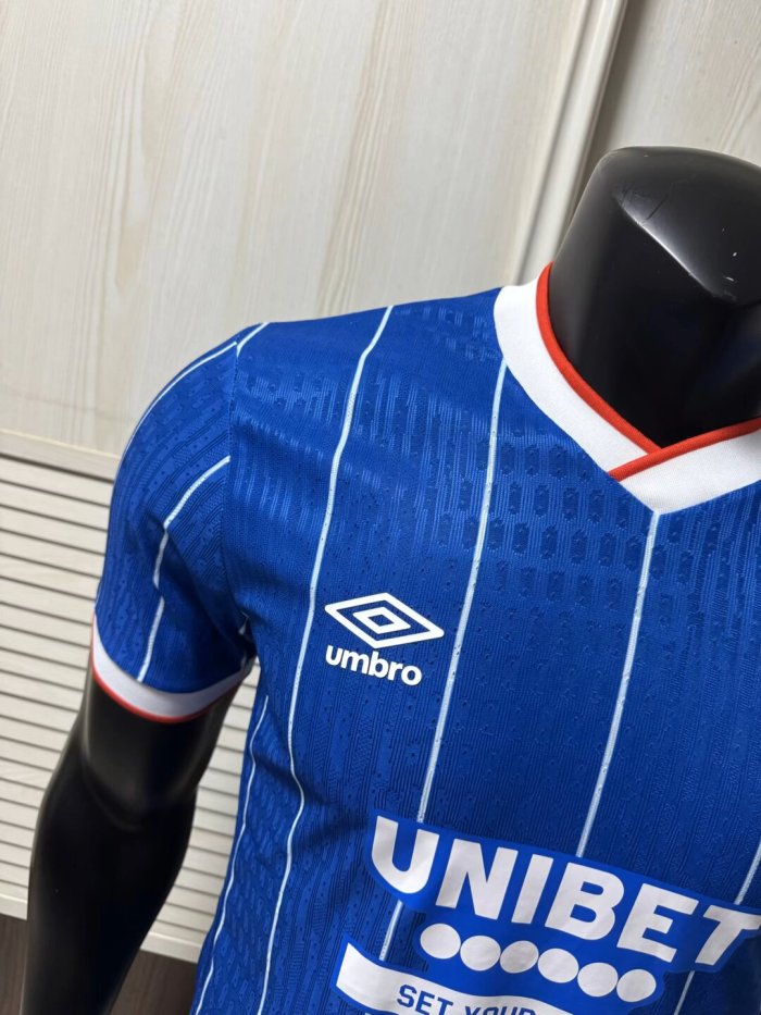 26-27 Rangers Home Player Version Soccer Jersey