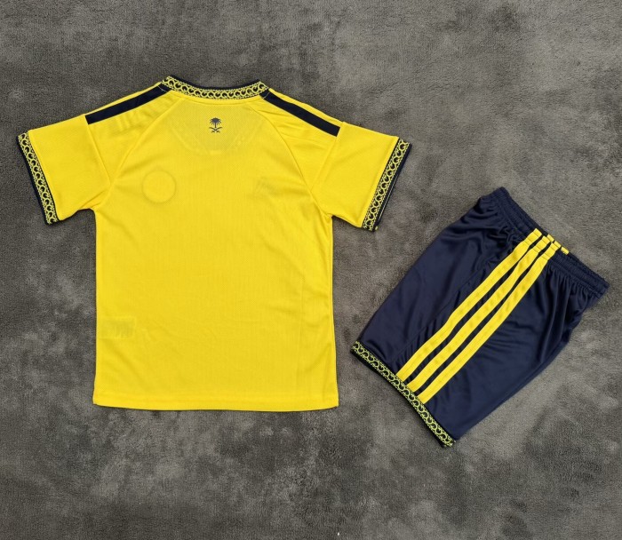 26-27 AL-Nassr Home Kids Soccer Jersey