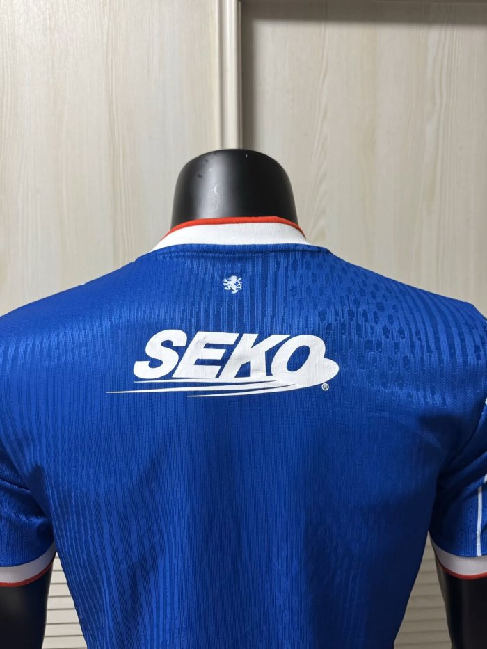 26-27 Rangers Home Player Version Soccer Jersey