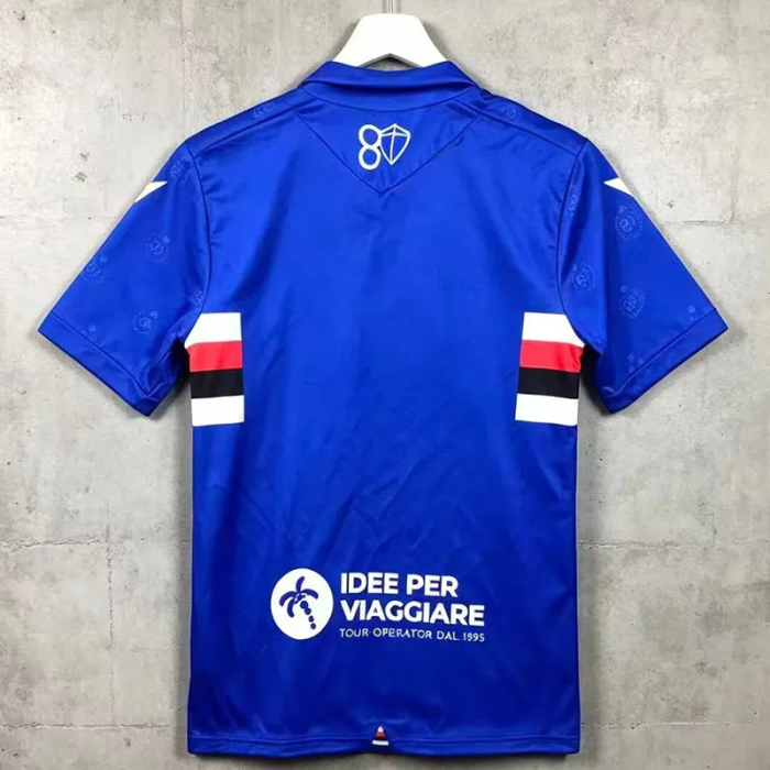 26-27 Sampdoria Home Fans Soccer Jersey