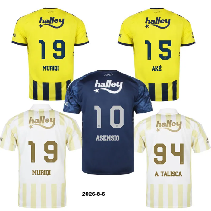 26-27 Fenerbahce Third Fans Soccer Jersey