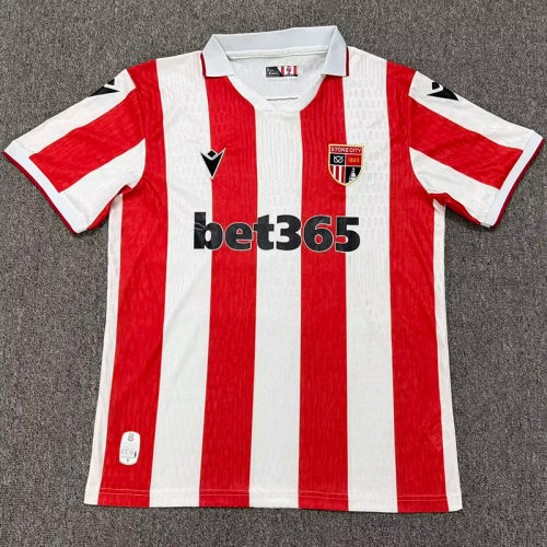 26-27 Stoke City Home Fans Soccer Jersey