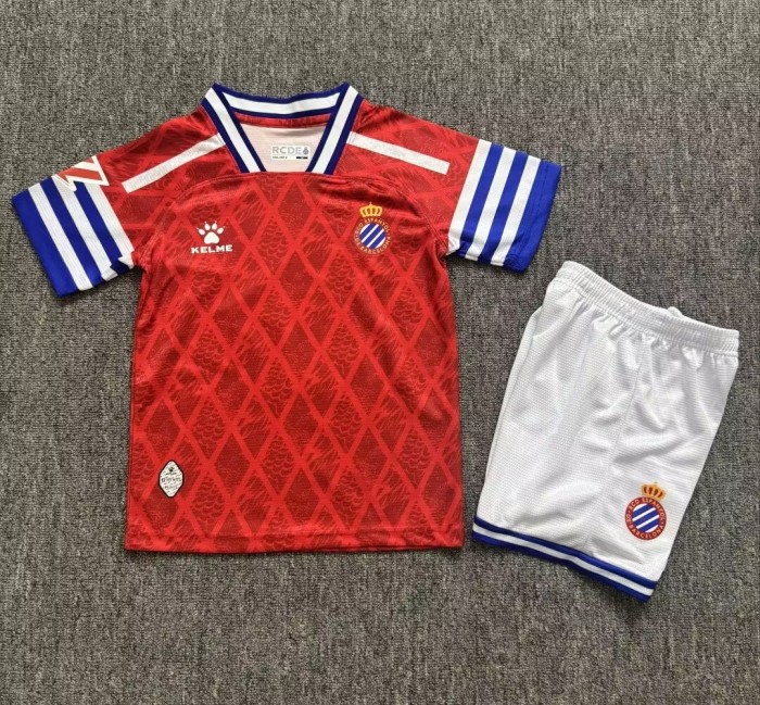 26-27 Espanyol Away Kids Soccer Jersey