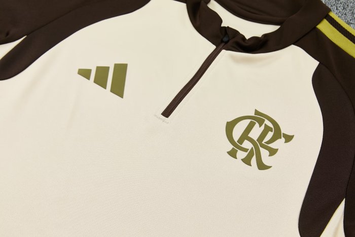 26-27 Flamengo High Quality Half Pull Tracksuit