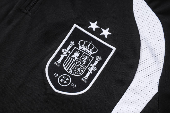 26-27 Spain High Quality Half Pull Tracksuit(With 2 Star)*两颗星