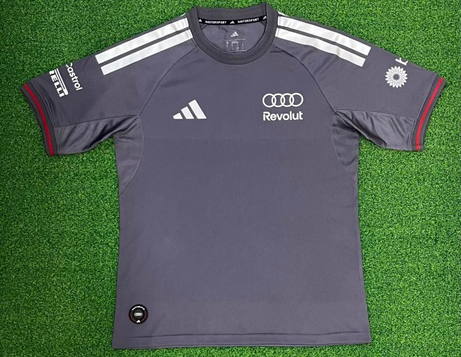 2026 Audi New Pattern Player Version Heat Transfer Printing Short Sleeve Racing Suit