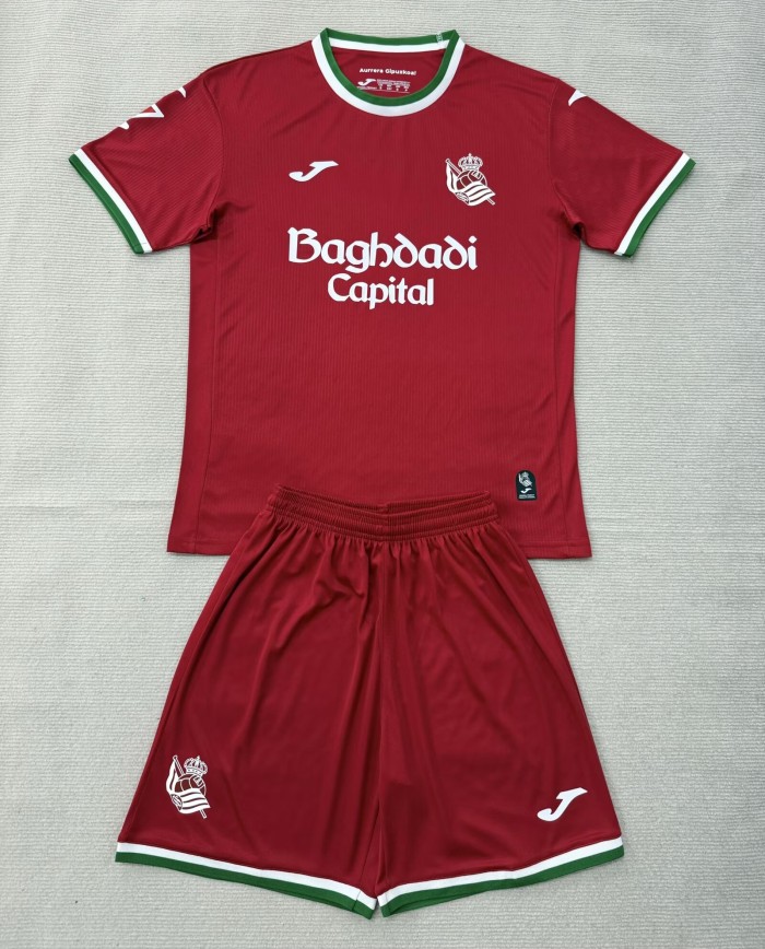 26-27 Real Sociedad Third Kids Soccer Jersey
