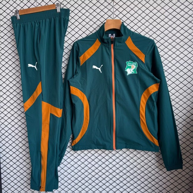 26-27 Cote d'Ivoire High Quality Windbreaker Suit