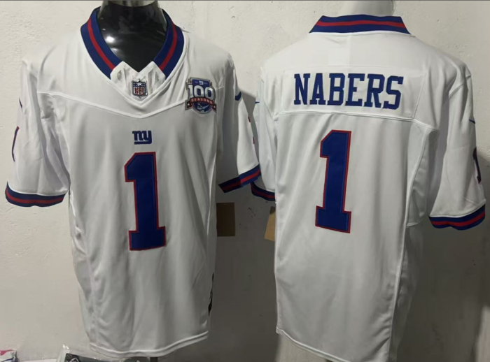 2026 NFL New York Giants New Pattern Jersey