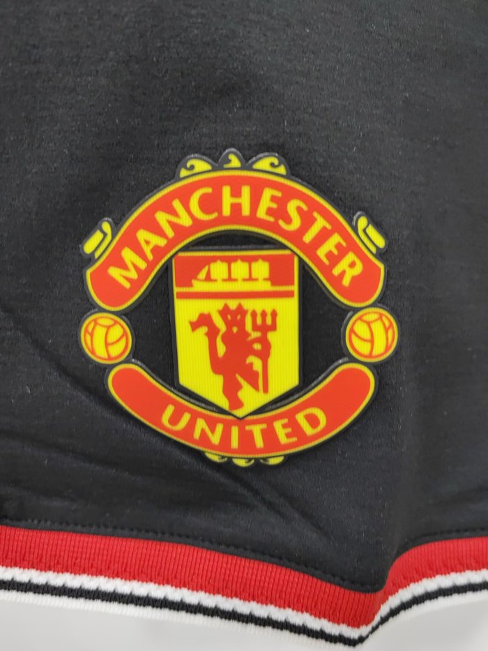 26-27 Man Utd Home Black Player Version Shorts Pants