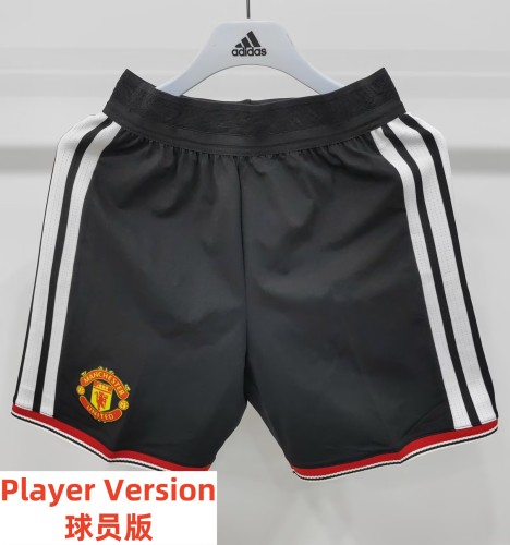 26-27 Man Utd Home Black Player Version Shorts Pants