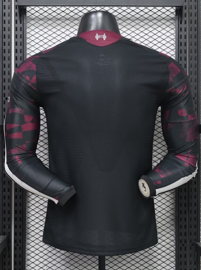 26-27 LIV Third Long Sleeve Player Version Soccer Jersey*长袖球员