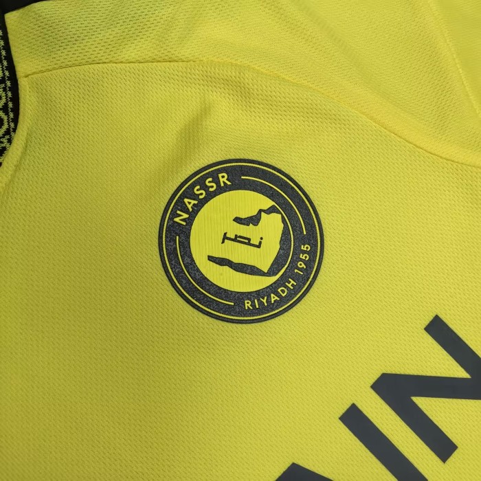 26-27 AL-Nassr Home Fans Soccer Jersey*带广告