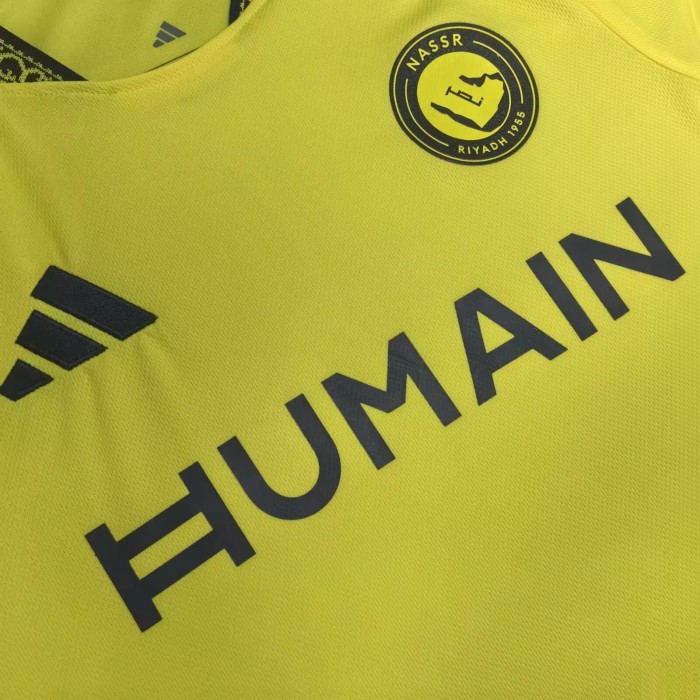 26-27 AL-Nassr Home Fans Soccer Jersey*带广告