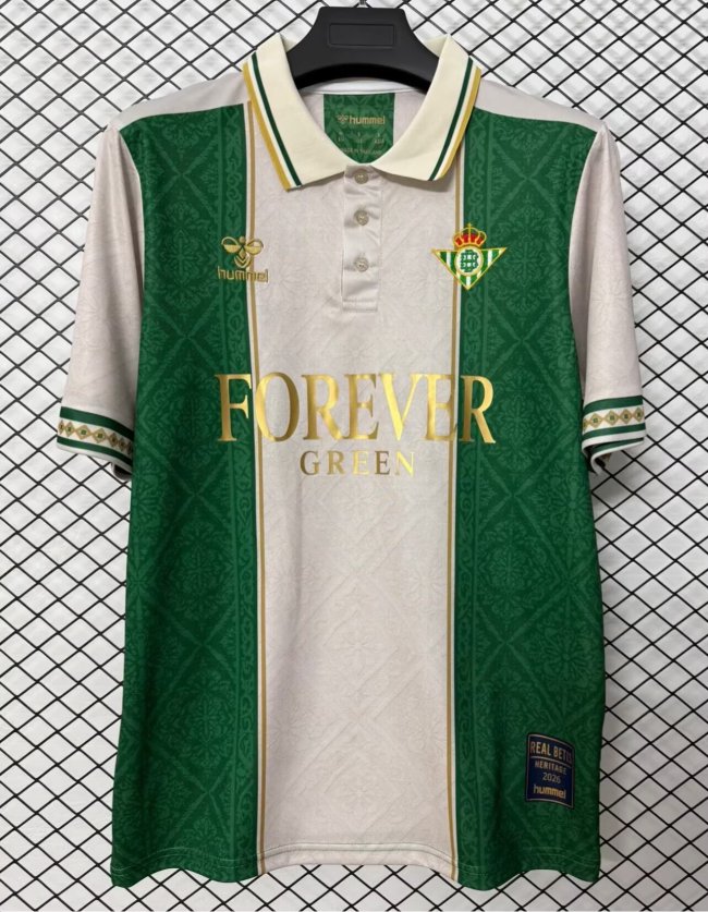 26-27 Real Betis Retro Version Fans Soccer Jersey