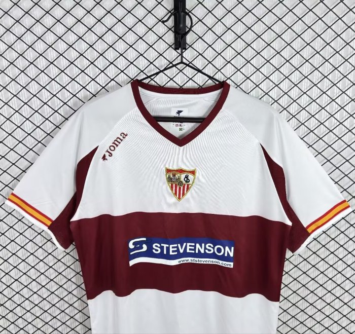 2005-2006 Sevilla UEFA Europa League Retro Soccer Jersey*欧联版