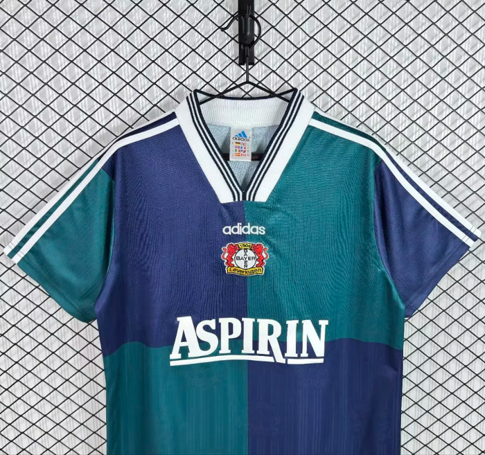 1997-1999 LeverKusen Away Retro Soccer Jersey