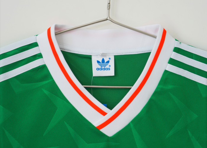 1990-1992 Ireland Home Retro Soccer Jersey