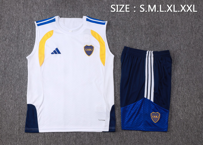 26-27 Boca Juniors High Quality Tank Top And Shorts Suit