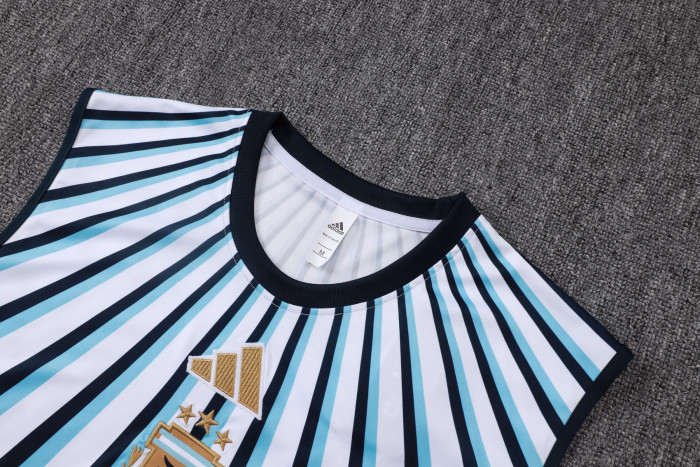26-27 Argentina High quality Tank Top And Shorts Suit