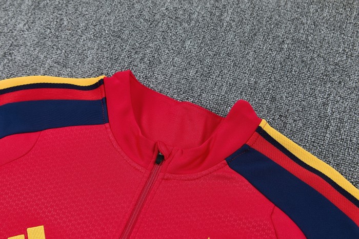 26-27  Spain High Quality Half Pull Tracksuit