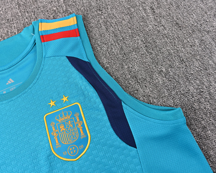 26-27 Spain High quality Tank Top And Shorts Suit(With 2 Star)*两颗星