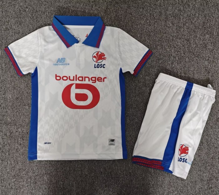 26-27 Lille Away Kids Soccer Jersey