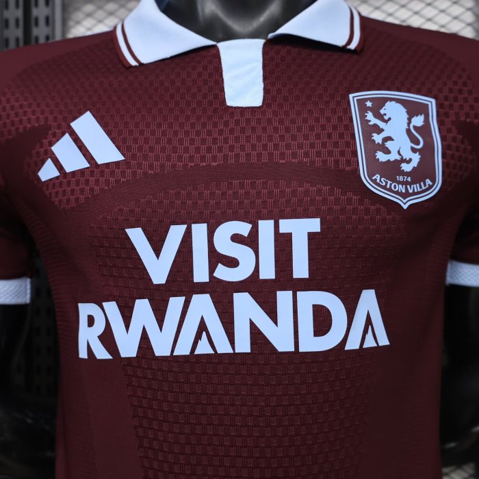 26-27 Aston Villa Home Player Version Soccer Jersey*带广告