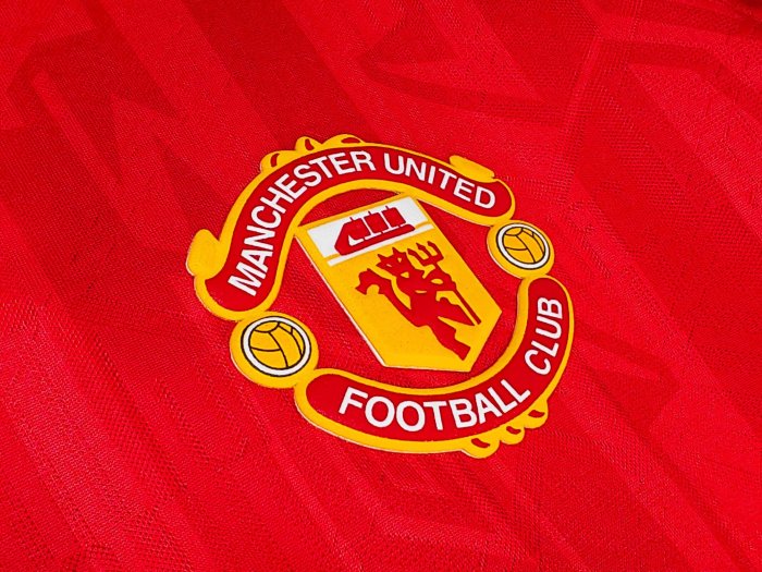 1992-1994 Man Utd Home Long sleeves Retro Soccer Jersey