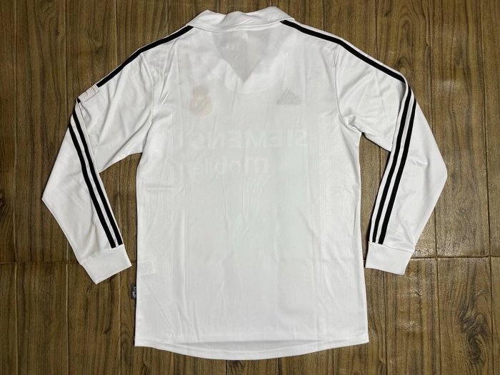 2004-2005 RMA Home Long Sleeve Retro Soccer Jersey