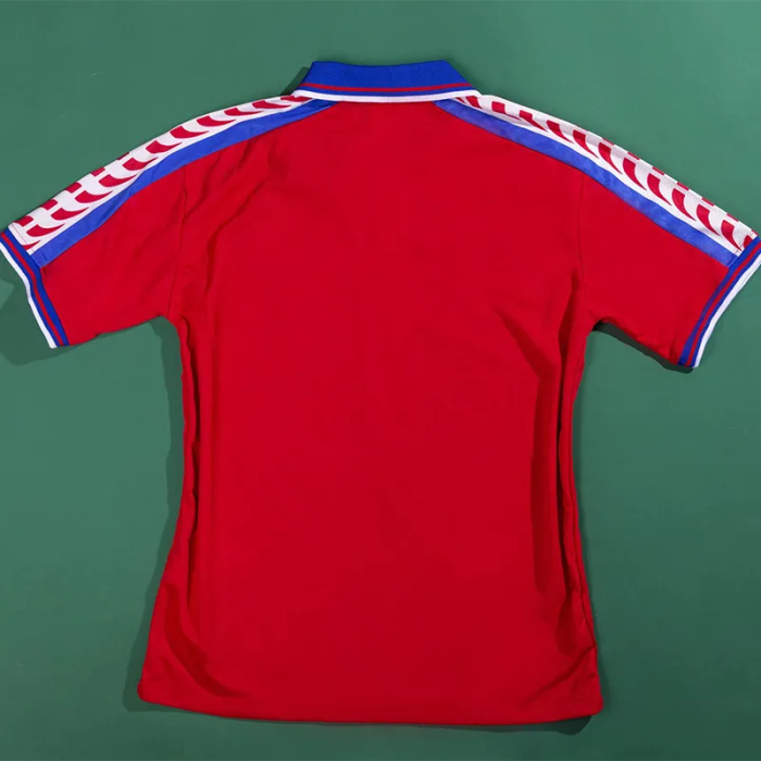 1996-1998 Czech Republic Home Retro Soccer Jersey