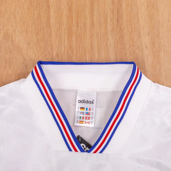 1996-1997 France Away Retro Soccer Jersey