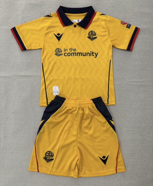 26-27 Bolton Wanderers Third Kids Soccer Jersey