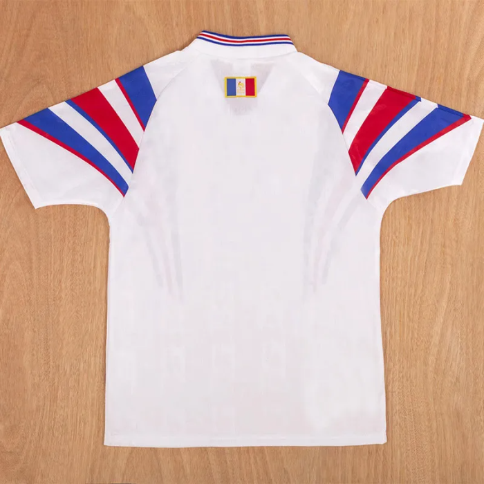 1996-1997 France Away Retro Soccer Jersey