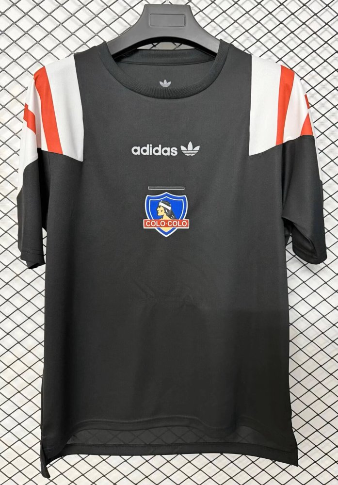 26-27 Colo-Colo EQT Black Training Shirts