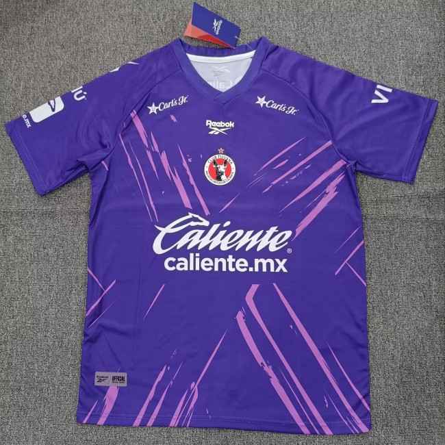 26-27 Tijuana Purple GoalKeeper Fans Soccer Jersey