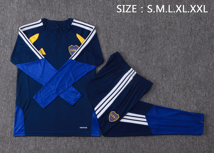 26-27 Boca Juniors High Quality Half Pull Tracksuit