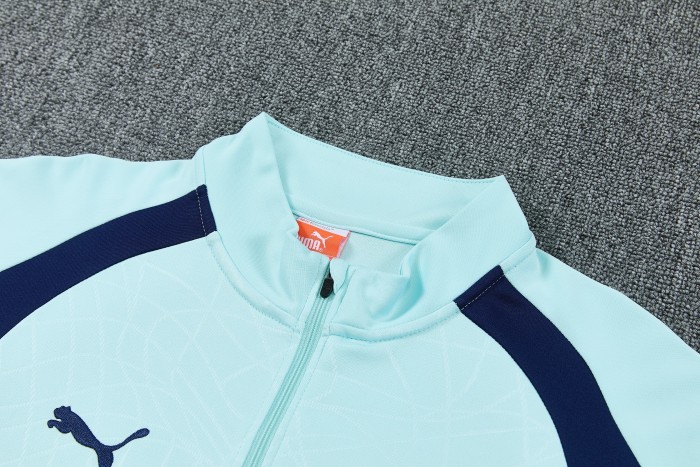 26-27 Man City High Quality Half Pull Tracksuit